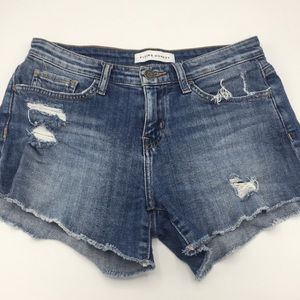 Flying Monkey Distressed Denim Jean Shorts Sz 25